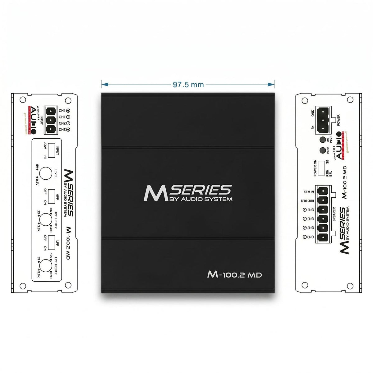 Audio System-M-100.2 MD-2-Kanal Verstärker-masori-kaufen