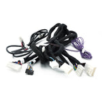 A Prima AP TSL 3YB 01 Kabelbaum by Audison, featuring multiple connectors and colored wires, is displayed on a white background.