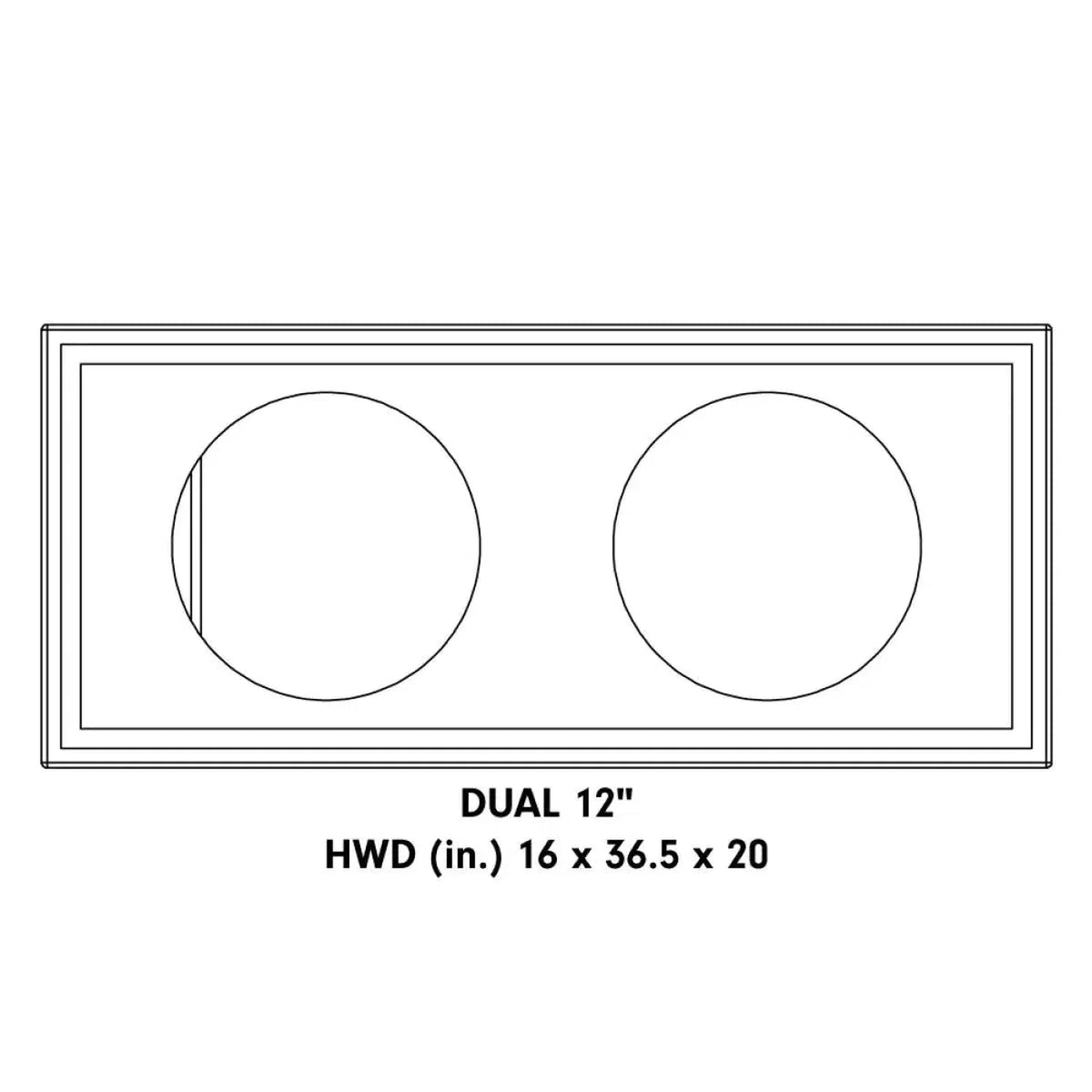 DD Audio-LE-512.2a-D2-12" (30cm) Gehäusesubwoofer-masori-kaufen