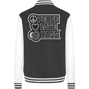 DD Audio-Peace love bass College Jacket-Jacken und Zipper-masori-kaufen
