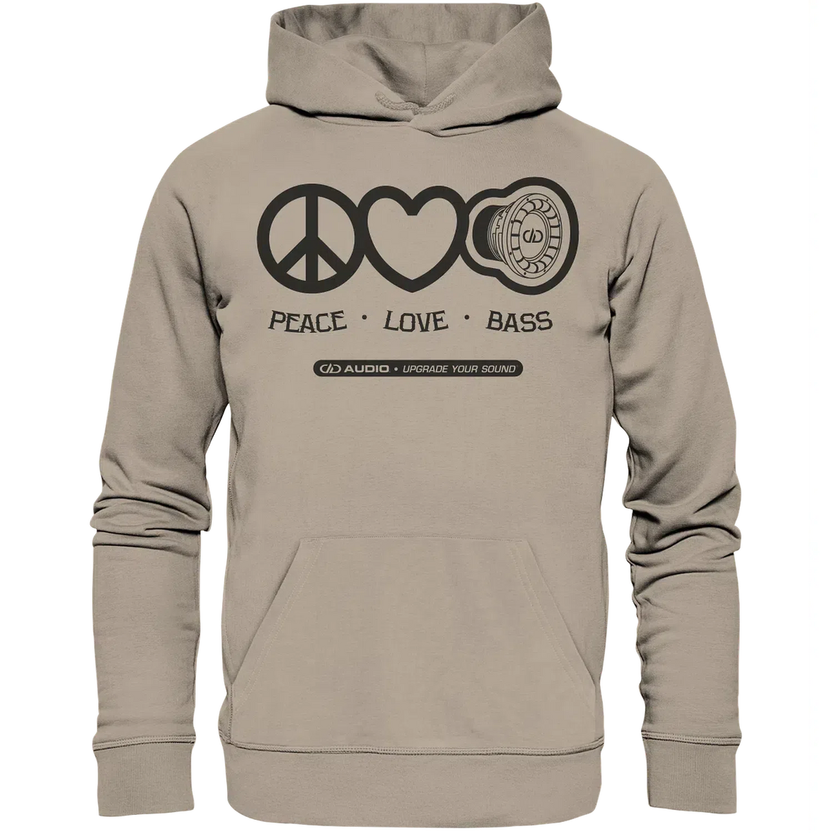 DD Audio-Peace love bass Hoodie-Hoodie-masori-kaufen