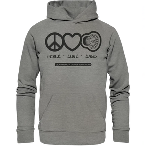 DD Audio-Peace love bass Hoodie-Hoodie-masori-kaufen