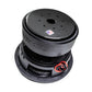 Il DD Audio Power Tuned 9912b ESP è un subwoofer da 12 con marchio in rilievo, prese daria, cavi rossi/neri a vista, cono in fibra di carbonio e adesivo con bandiera americana.