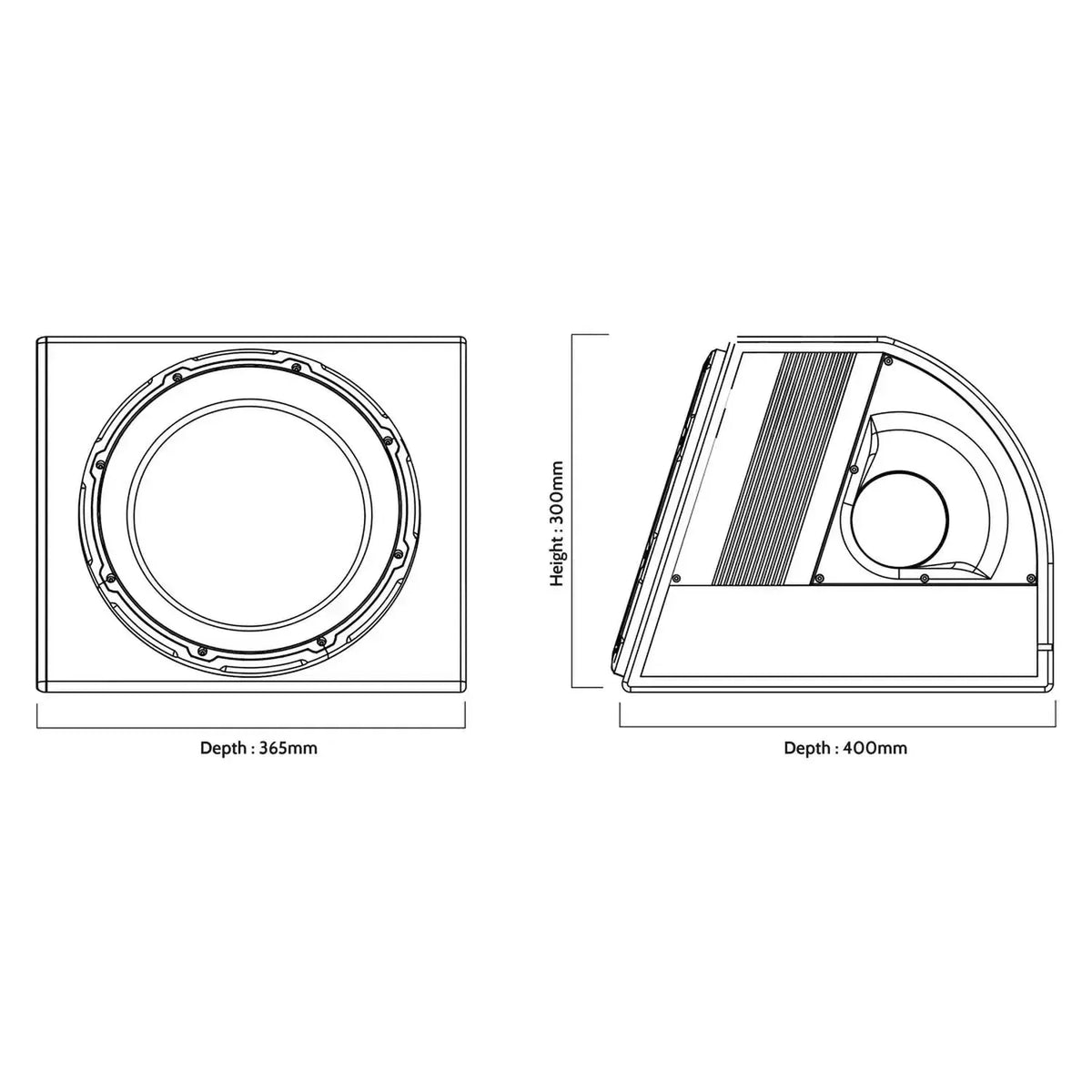 Edge-DB EDB10A-E0-10" (25cm) Aktiv-Gehäusesubwoofer-masori-kaufen