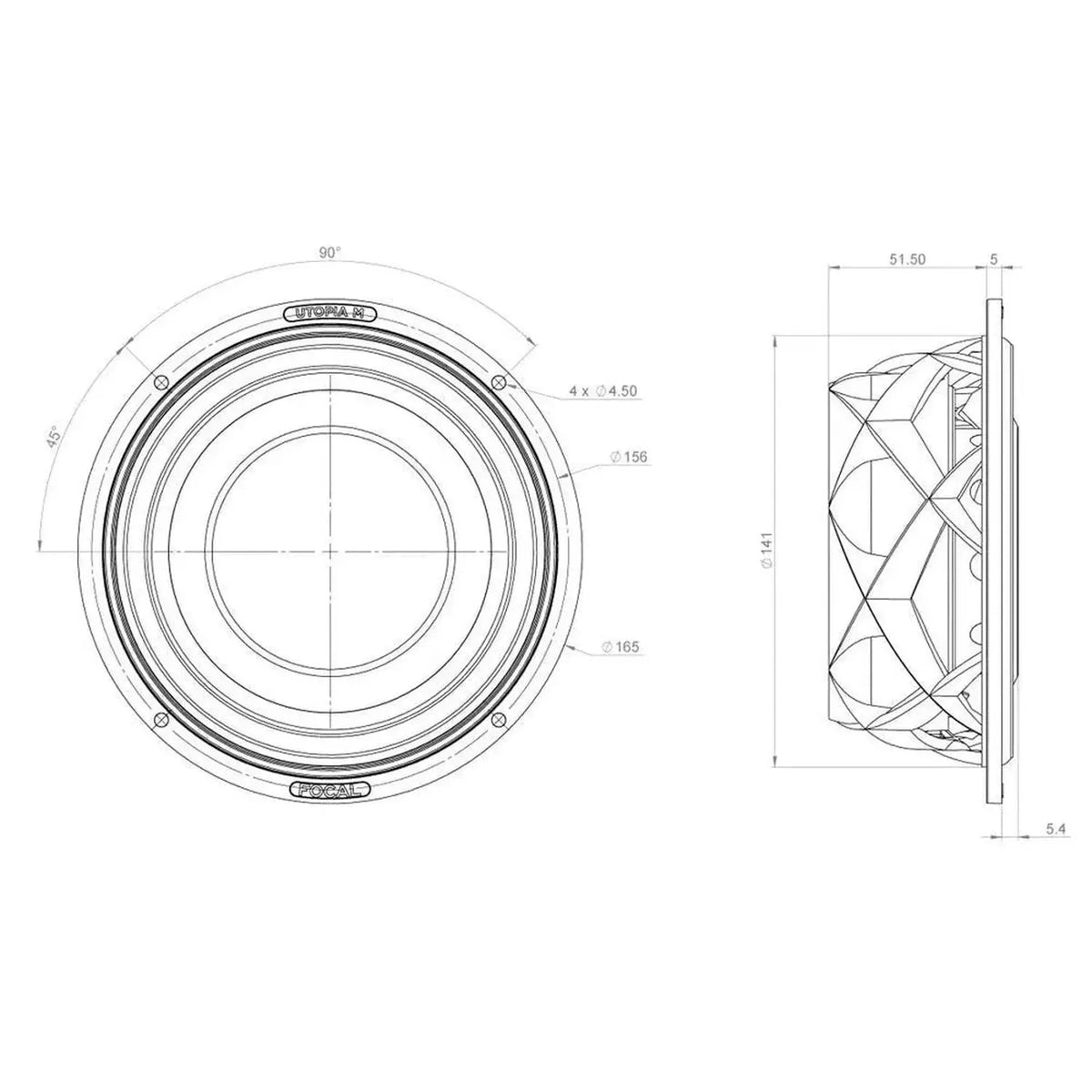 Focal-Utopia M 6WM-6.5" (16,5cm) Tiefmitteltöner-masori-kaufen
