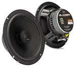 Two Gladen BETA 165-X speakers: one shows the cone and grille, the other displays its branded back with model info.