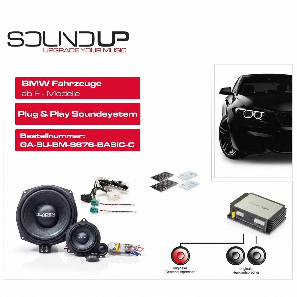 Gladen-Sound Up BM S676-BMW-Komplettset-masori-kaufen