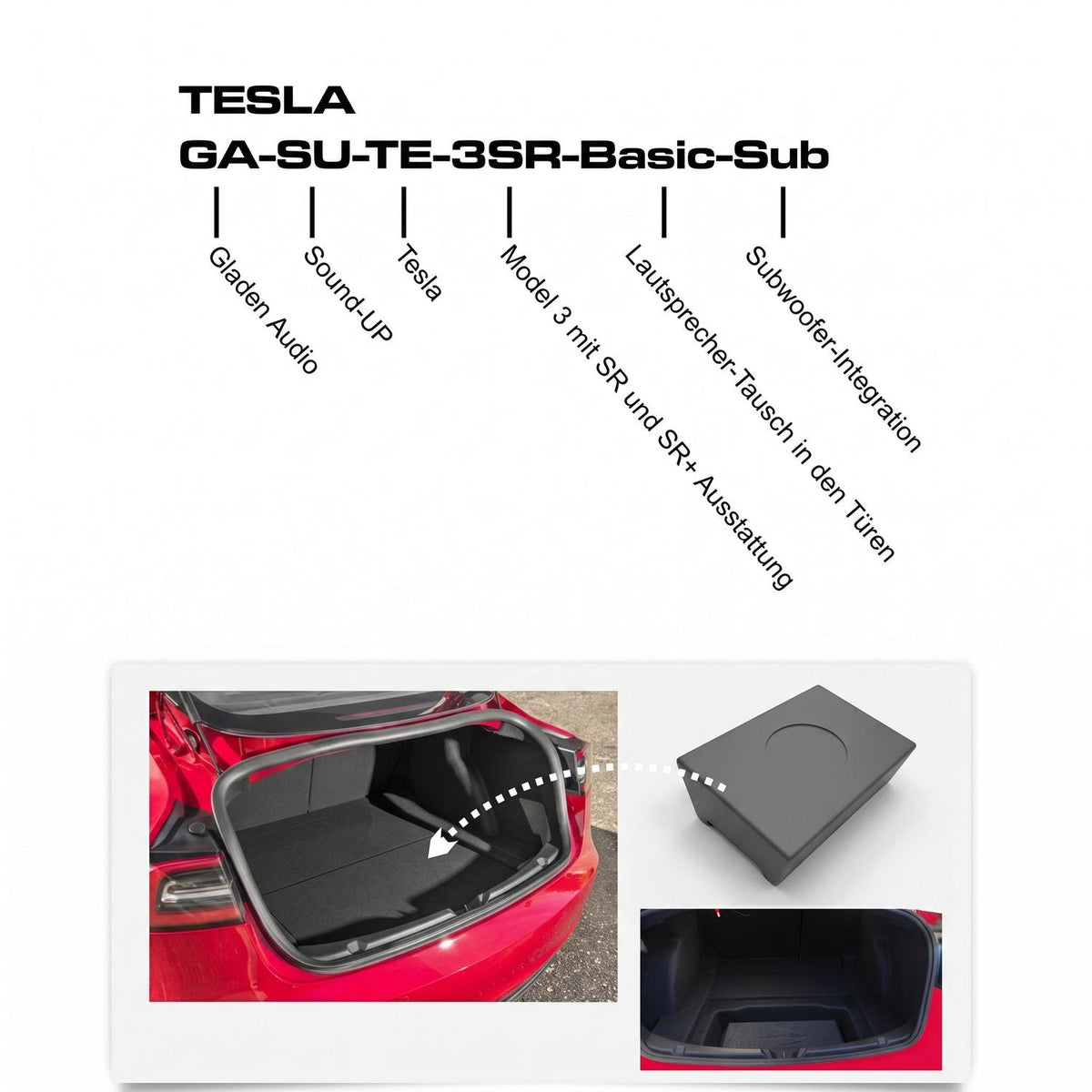 Gladen-Sound Up TE-3SR-Tesla-Komplettset-masori-kaufen