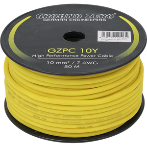 Ground Zero-GZPC 10B/GZPC 10Y Meterware-10mm² Stromkabel-masori-kaufen