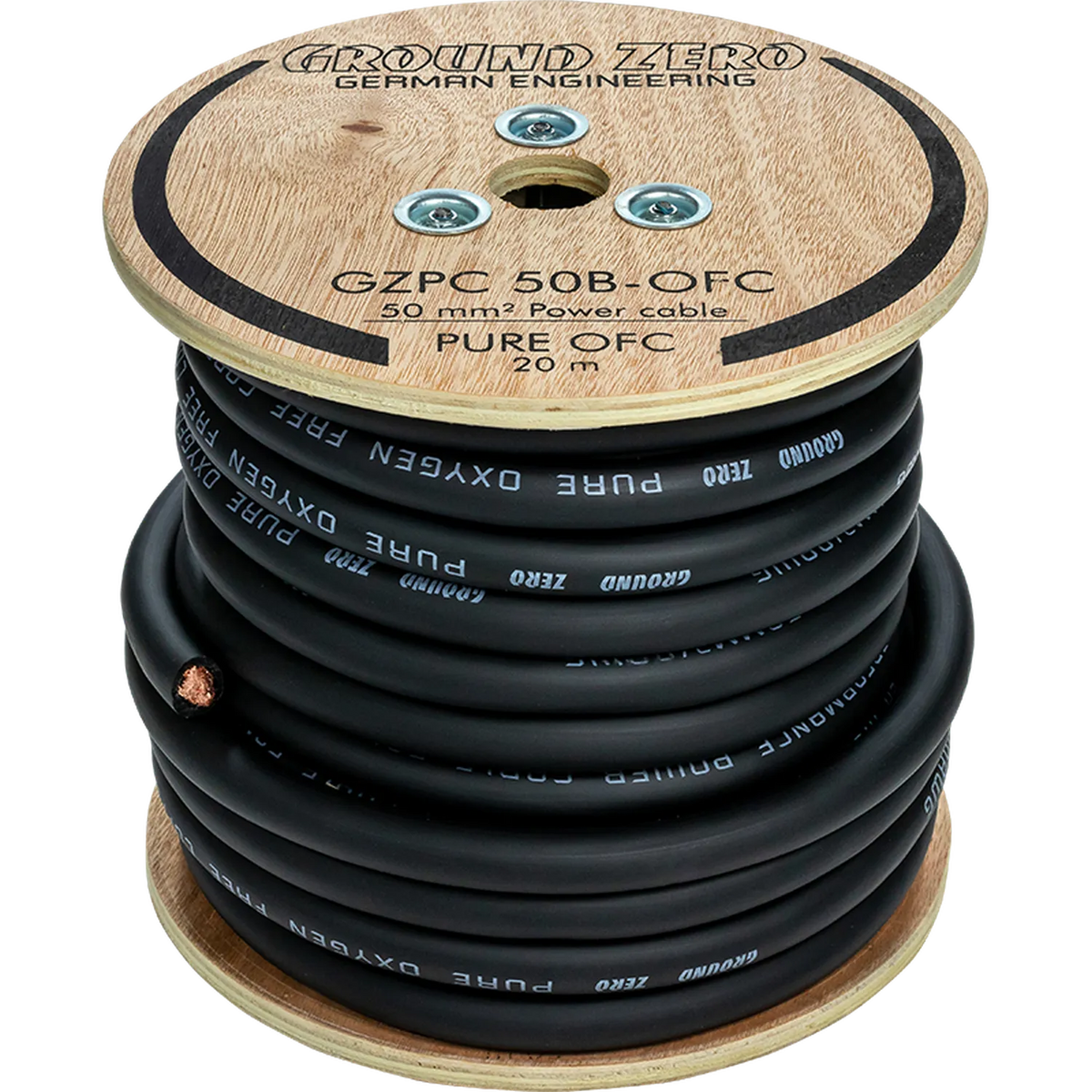 Ground Zero-GZPC 50B-OFC-50mm² Stromkabel-masori-kaufen
