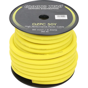 Ground Zero-GZPC 50B/GZPC 50Y Meterware-50mm² Stromkabel-masori-kaufen