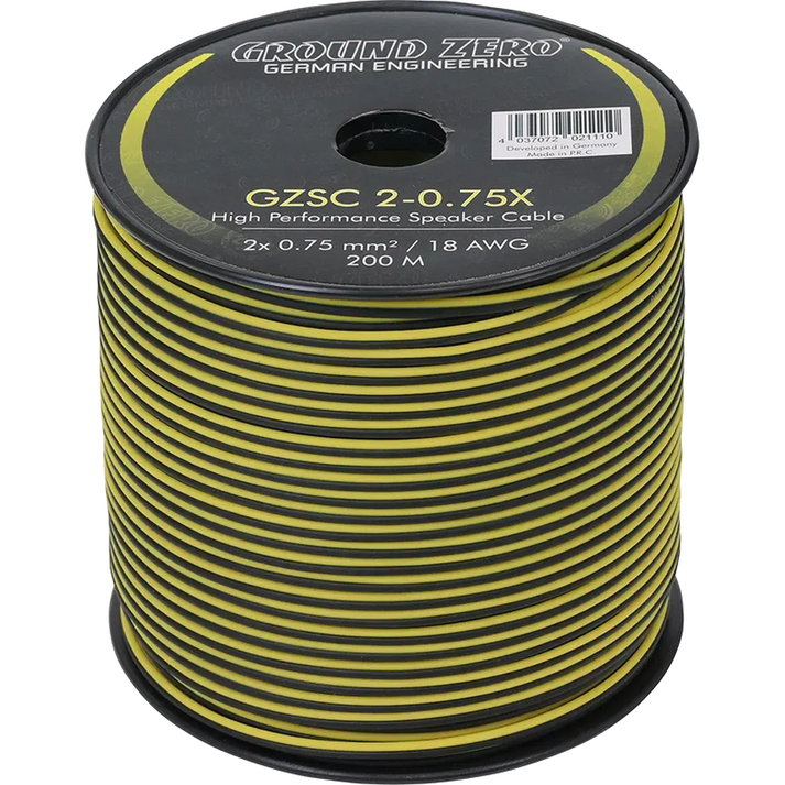 Ground Zero-GZSC 2-0.75X-2x0,75mm² Lautsprecherkabel-masori-kaufen