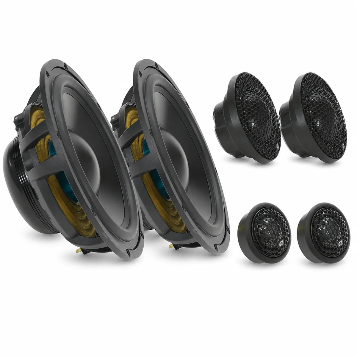 Ground Zero-Uranium GZUC 165.3SQ-ACT-6.5" (16,5cm) Lautsprecherset-masori-kaufen