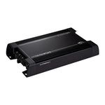 Le Kicker Warhorse Series 49WXA36001 est un amplificateur noir rectangulaire à 1 canal avec des bornes visibles et une puissante sortie de 3600W RMS.