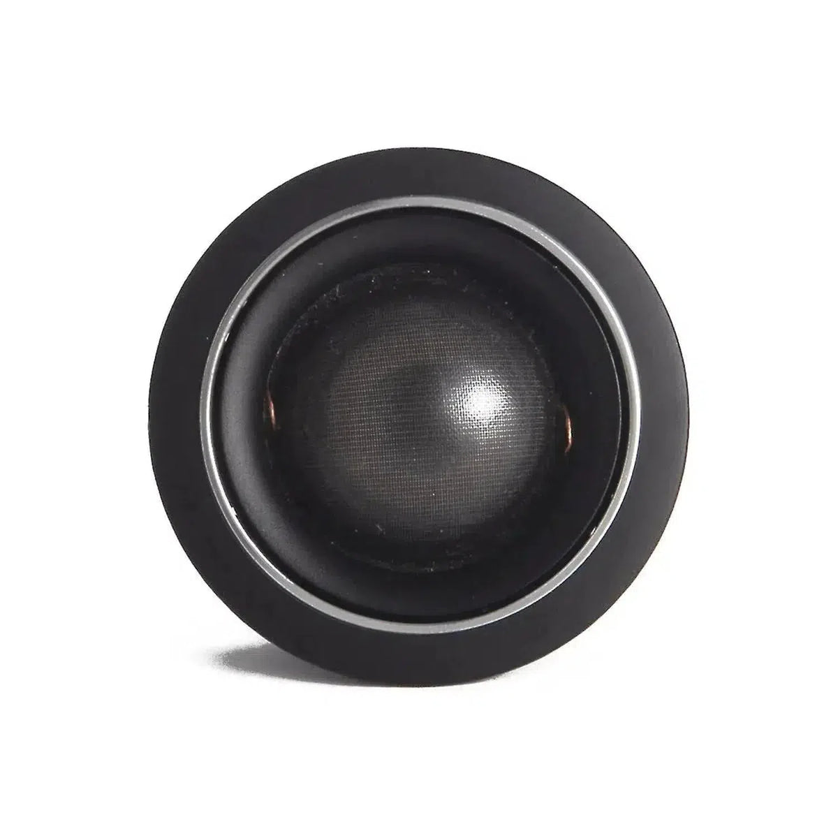 A close-up of the Morel MT300 black circular speaker against a plain white background.
