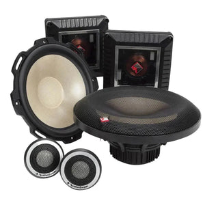 Het 2-Wege-Komponentensysteem Rockford Fosgate Power T3652-S bestaat uit een Schwarz/Metall luidspreker, tweeter en scheidingsfilter.